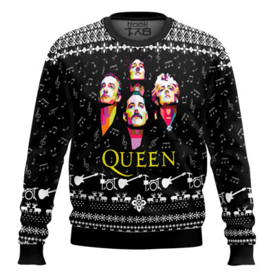 Rock Christmas Queen Ugly Christmas Sweater