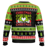 Hooktab Rock Paper Scissors I Win Grinch Ugly Christmas Sweater