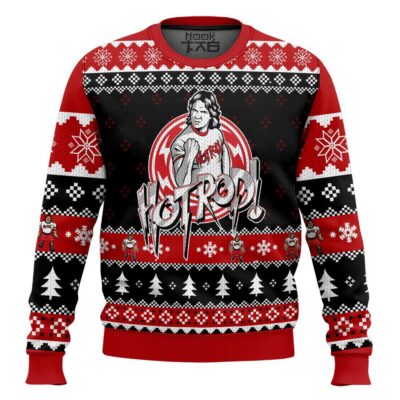 Roddy Piper Hot Rop WWE Ugly Christmas Sweater