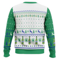 Hooktab Rolling Rock Beer Ugly Christmas Sweater