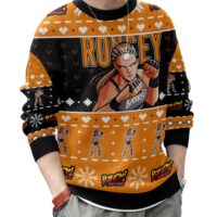 Hooktab Ronda Rousey WWE Ugly Christmas Sweater