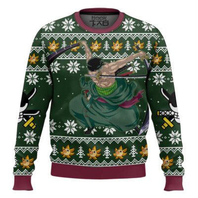 Roronoa Zoro One Piece Ugly Christmas Sweater