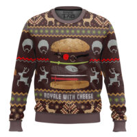 Hooktab Royale With Cheese Pulp Fiction Ugly Christmas Sweater