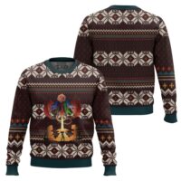Hooktab RPG Dungeons & Dragons Ugly Christmas Sweater