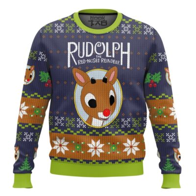 Rudolph The Red-nosed Reindeer Ugly Christmas Sweater