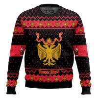 Hooktab Rumple Minze Peppermint Liquor Ugly Christmas Sweater