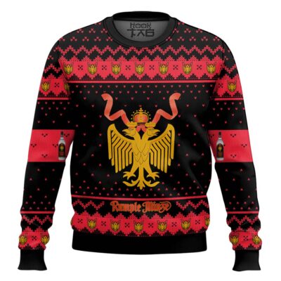 Rumple Minze Peppermint Liquor Ugly Christmas Sweater