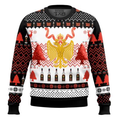 Rumple Minze Peppermint Schnapps Ugly Christmas Sweater