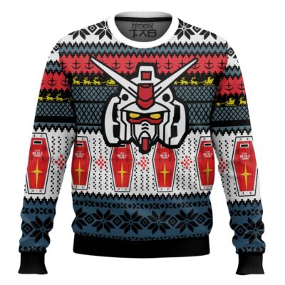 RX 78 Gundam Ugly Christmas Sweater