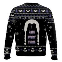 Hooktab Sad Girl Club Wednesday Ugly Christmas Sweater