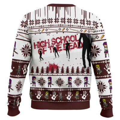 Hooktab Saeko Busujima Highschool Of The Dead Ugly Christmas Sweater