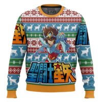 Hooktab Saint Seiya Ugly Christmas Sweater