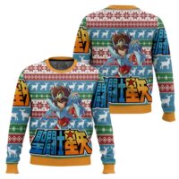 Hooktab Saint Seiya Ugly Christmas Sweater