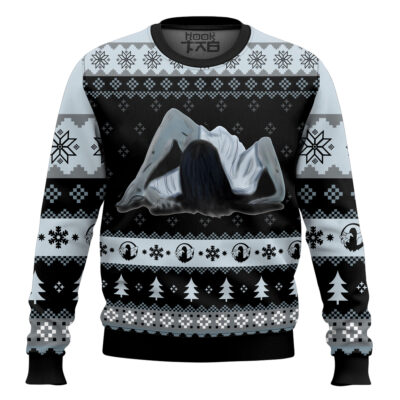 Samara Comes To You The Ring Ugly Christmas Sweater