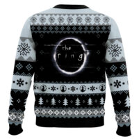 Hooktab Samara Comes To You The Ring Ugly Christmas Sweater