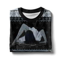 Hooktab Samara Comes To You The Ring Ugly Christmas Sweater
