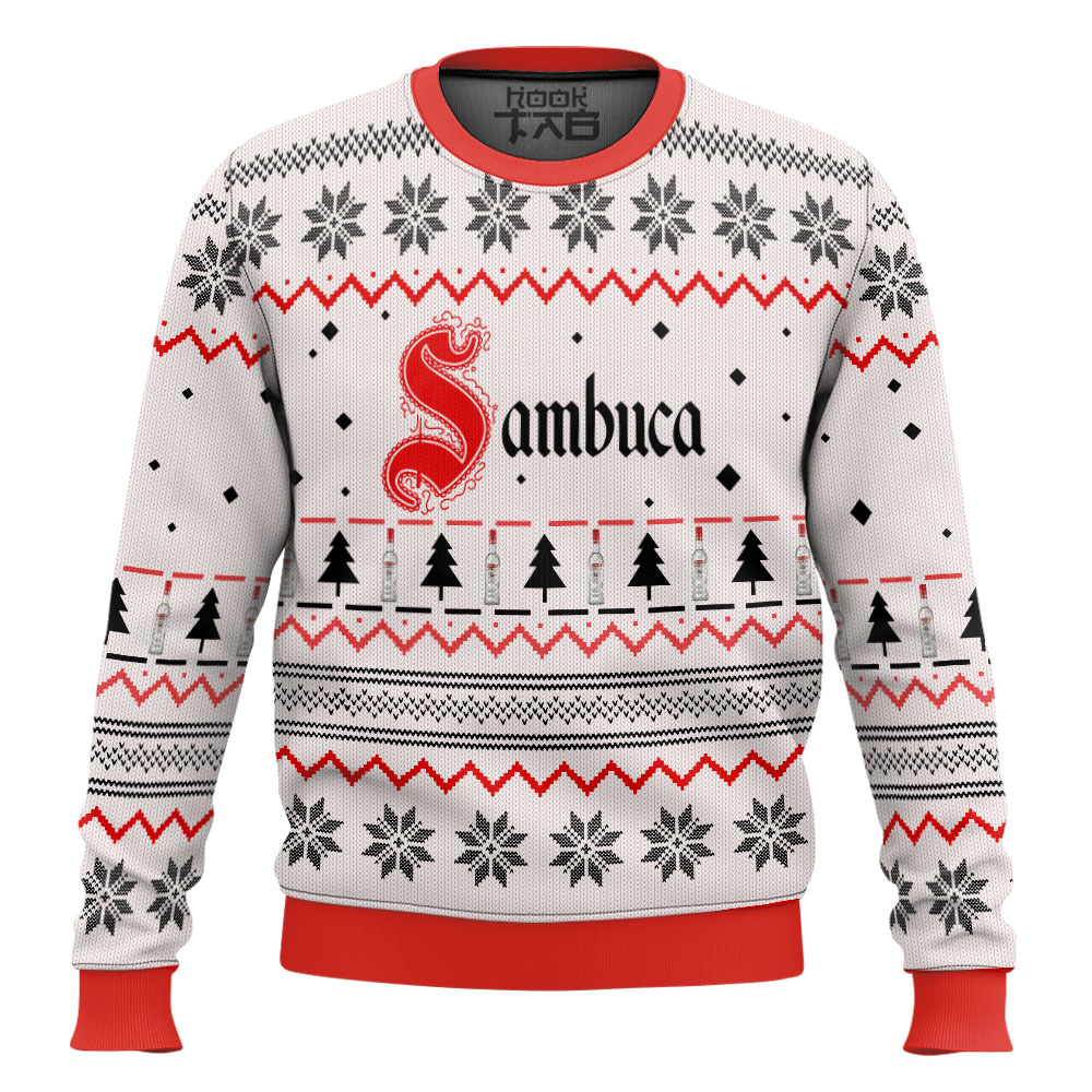 Hooktab Sambuca Ugly Christmas Sweater Hooktab Sambuca Ugly Christmas Sweater
