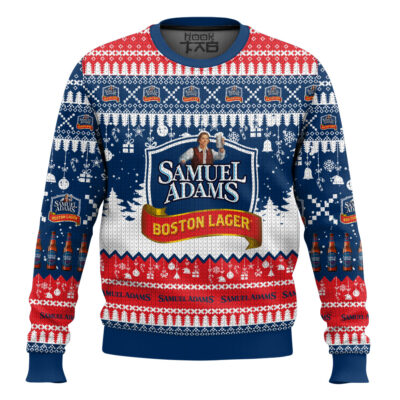 Samuel Adams Boston Lager Ugly Christmas Sweater