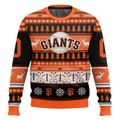 San Francisco Giants - Custom Name And Number Ugly Sweater