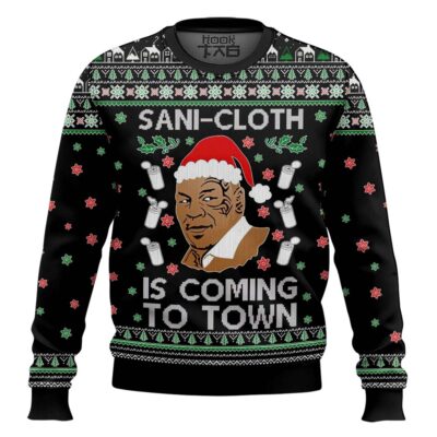 Sani Cloth Is Coming To Town WWE Ugly Christmas Sweater