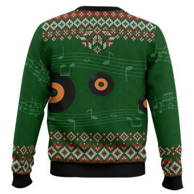 Hooktab Santa Claus DJ Ugly Christmas Sweater
