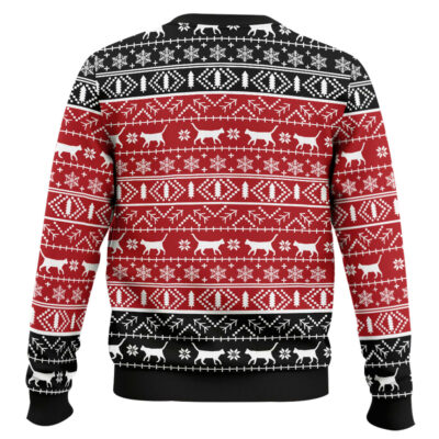Hooktab Santa Claws Cat Ugly Christmas Sweater