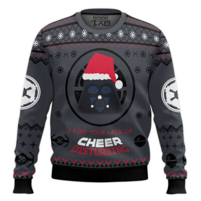 Santa Darth Vader Star Wars Ugly Christmas Sweater