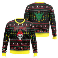 Hooktab Santa Emeritus Papa Emeritus Ghost Ugly Christmas Sweater