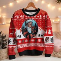Hooktab Santa Freddy Krueger A Nightmare On Elm Street Ugly Christmas Sweater