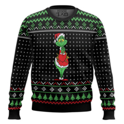 Santa Grinch Ugly Christmas Sweater