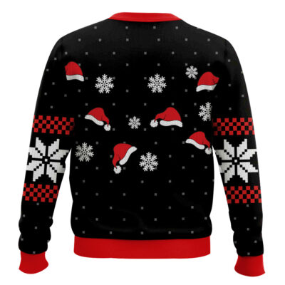 Hooktab Santa Home Malone Ugly Christmas Sweater