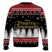 Hooktab Santa Jack Pirates Of The Caribbean Ugly Christmas Sweater