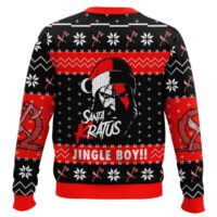 Hooktab Santa Kratus Jingle Boy God Of War Ugly Christmas Sweater