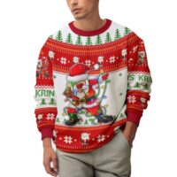 Hooktab Santa Kris Kringle Miracle On 34th Street Ugly Christmas Sweater