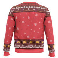 Hooktab Santa-man Pac-man Santa Ugly Christmas Sweater