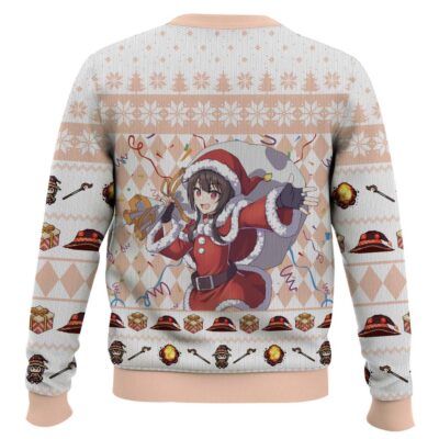 Hooktab Santa Megumin Explosion Konosuba Ugly Christmas Sweater