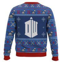Hooktab Santa Tardis Doctor Who Ugly Christmas Sweater
