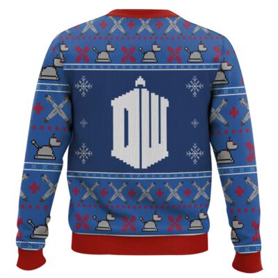 Hooktab Santa Tardis Doctor Who Ugly Christmas Sweater