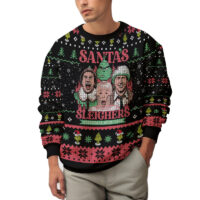 Hooktab Santa's Sleighers Ugly Christmas Sweater