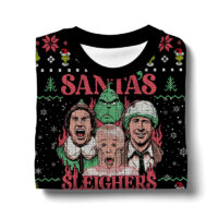 Hooktab Santa's Sleighers Ugly Christmas Sweater