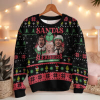 Hooktab Santa's Sleighers Ugly Christmas Sweater
