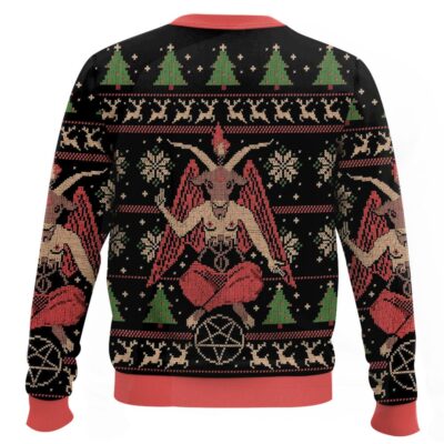 Hooktab Satan Claus Hail Santa Ugly Christmas Sweater