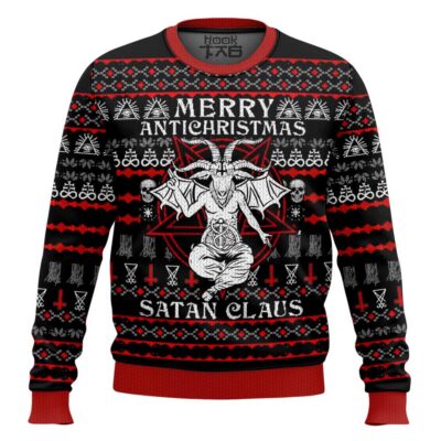 Satanic Merry Antichristmas Ugly Christmas Sweater