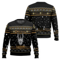 Hooktab Sauron The Lord Of The Rings Ugly Christmas Sweater