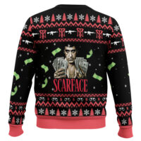 Hooktab Scarface 1983 Ugly Christmas Sweater