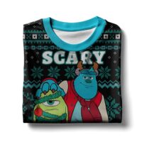 Hooktab Scary Christmas Monsters Inc Ugly Christmas Sweater
