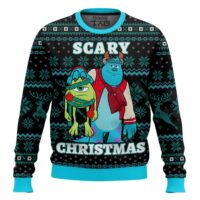 Hooktab Scary Christmas Monsters Inc Ugly Christmas Sweater