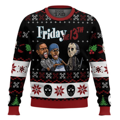 Scary Jason Voorhees Friday The 13th Ugly Christmas Sweater