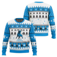 Hooktab Schiltz Malt Liquor Ugly Christmas Sweater