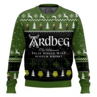 Hooktab Scotch Ardbeg Ugly Christmas Sweater